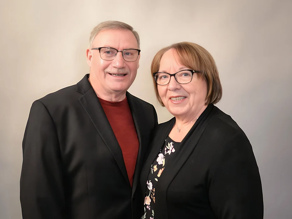 Pastor Wilson Hynes and Winona Hynes smiling together